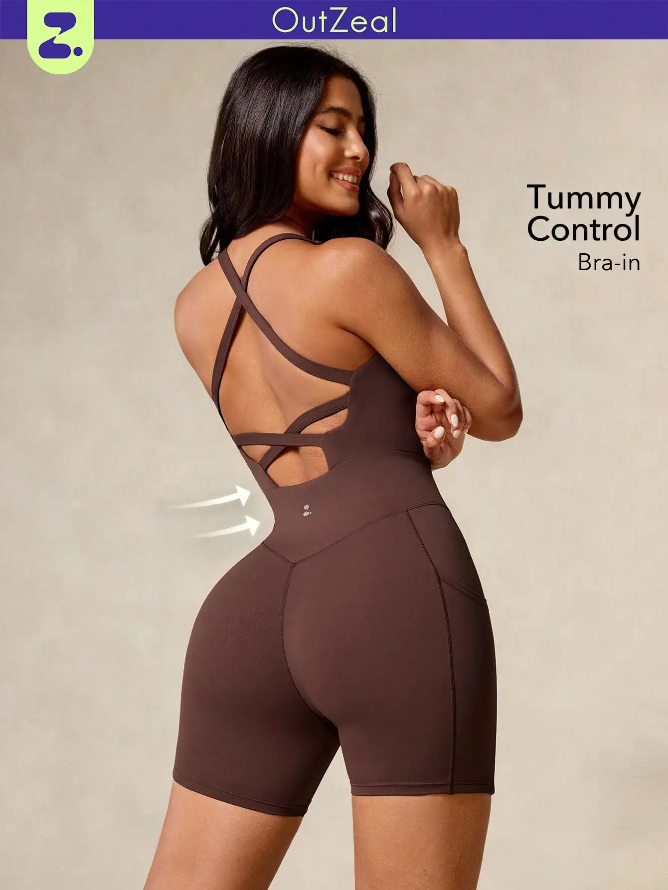 Backless Integrated Sports Jumpsuit Sweat Wicking Tummy Control Slim One Piece Suit For Cycling Gym Yoga Daily Fitness Wear
Backless Integrated Sports Jumpsuit Sweat Wicking Tummy Control Slim One Piece Suit For Cycling Gym Yoga Daily Fitness Wear