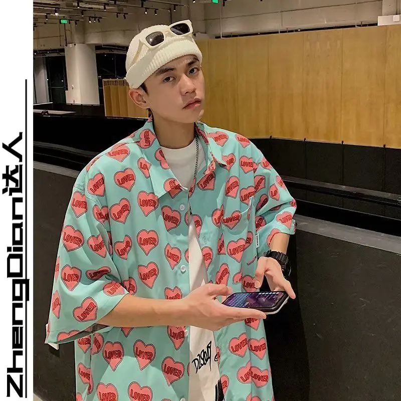 All-print shirt men's summer design short-sleeved shirt Japanese Hong Kong style trend ins five-sleeve handsome jacket for men
All-print shirt men's summer design short-sleeved shirt Japanese Hong Kong style trend ins five-sleeve handsome jacket for men