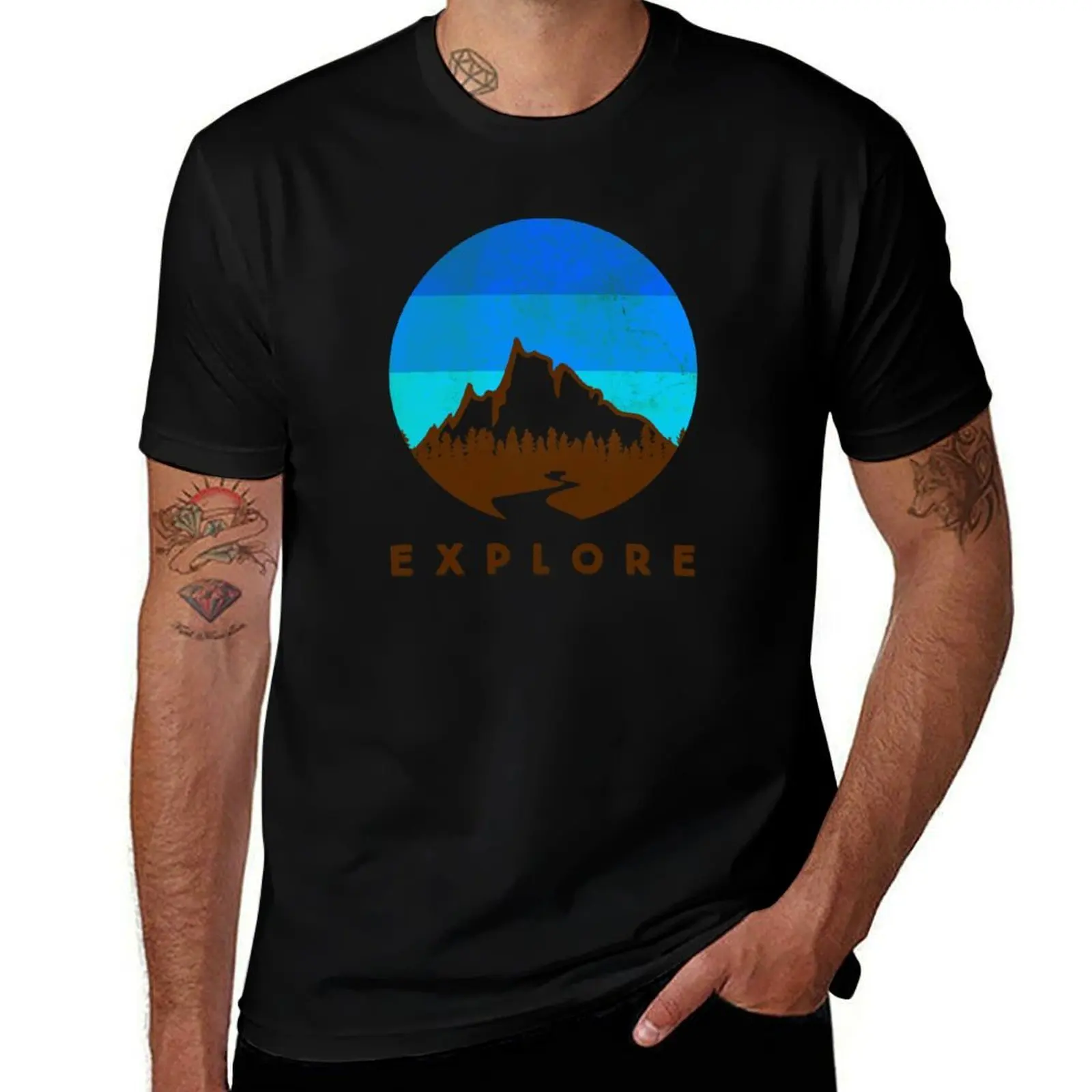 Explore the Great Outdoors - blue T-Shirt man tshirt man t shirts for men casual man t shirt summer T-Shirt
Explore the Great Outdoors - blue T-Shirt man tshirt man t shirts for men casual man t shirt summer T-Shirt