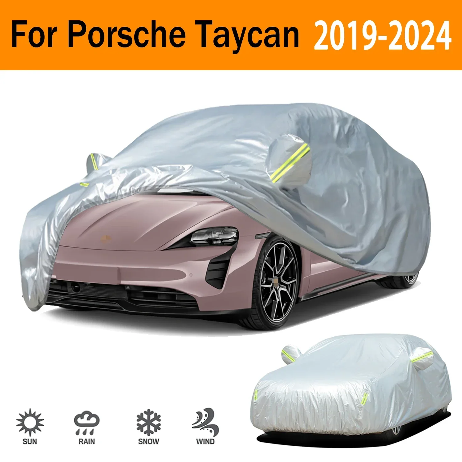 For Porsche Taycan Outdoor Protection Full Car Covers Snow Cover Sunshade Waterproof Dustproof Exterior Car accessories
For Porsche Taycan Outdoor Protection Full Car Covers Snow Cover Sunshade Waterproof Dustproof Exterior Car accessories