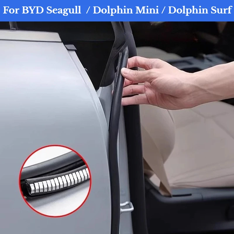 For BYD Seagull Dolphin Mini Surf Car Door Edge Seal Strip Rubber B-Pillar Weatherstrip Waterproof Soundproof Auto Sealant Strip
For BYD Seagull Dolphin Mini Surf Car Door Edge Seal Strip Rubber B-Pillar Weatherstrip Waterproof Soundproof Auto Sealant Strip