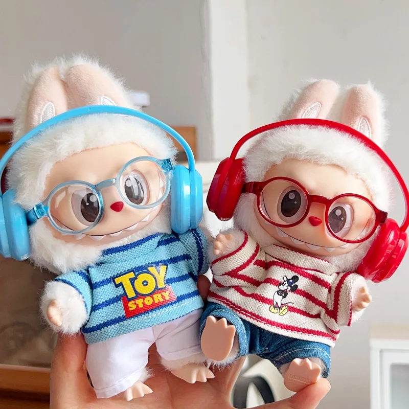 MINISO For Labubu Clothes Summer Striped T-shirt Refreshing Set, Top and Shorts Change Set, Daily Outfits ,labubu Accessories
MINISO For Labubu Clothes Summer Striped T-shirt Refreshing Set, Top and Shorts Change Set, Daily Outfits ,labubu Accessories