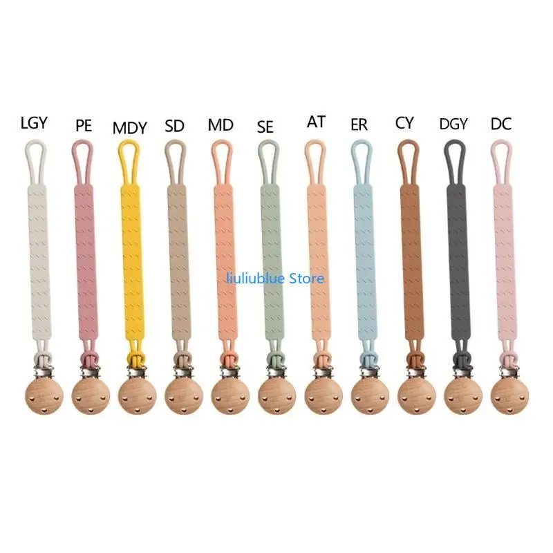 Silicone Chain Fastened Straps for Baby Pacifier Teething Clip Newborn Teether Chain Nipple Hold Nursing Accessories 62CF
Silicone Chain Fastened Straps for Baby Pacifier Teething Clip Newborn Teether Chain Nipple Hold Nursing Accessories 62CF