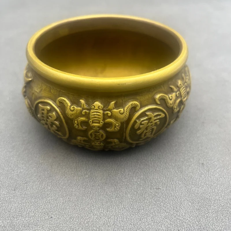 Antique brass treasure bowl and fortune jar craft gifts available for supply
Antique brass treasure bowl and fortune jar craft gifts available for supply