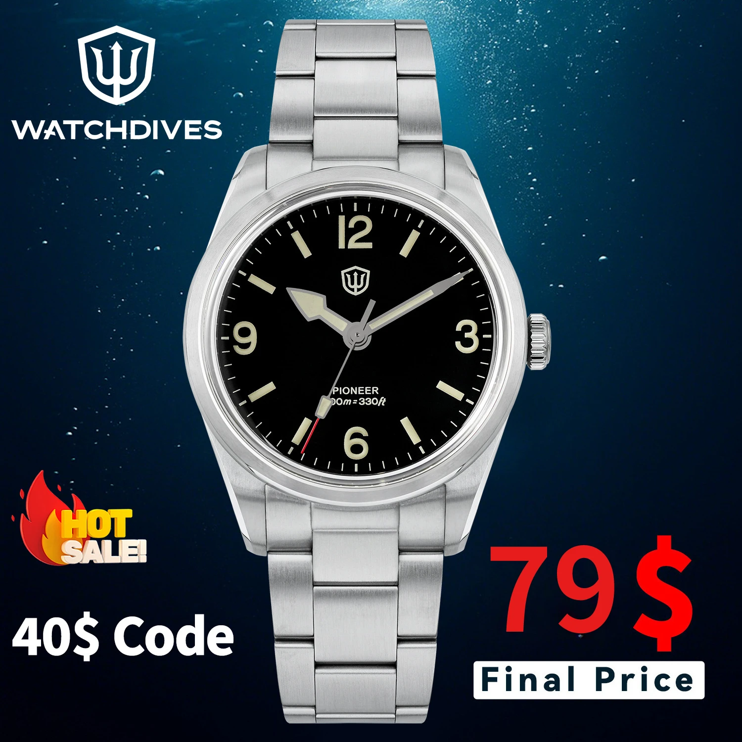 Watchdives WD1960S V2 36.5mm Men’s Quartz Watch VH31 Sweep-Seconds Movement Sapphire Crystal BGW9/C3 Luminous Watch for Men
Watchdives WD1960S V2 36.5mm Men’s Quartz Watch VH31 Sweep-Seconds Movement Sapphire Crystal BGW9/C3 Luminous Watch for Men