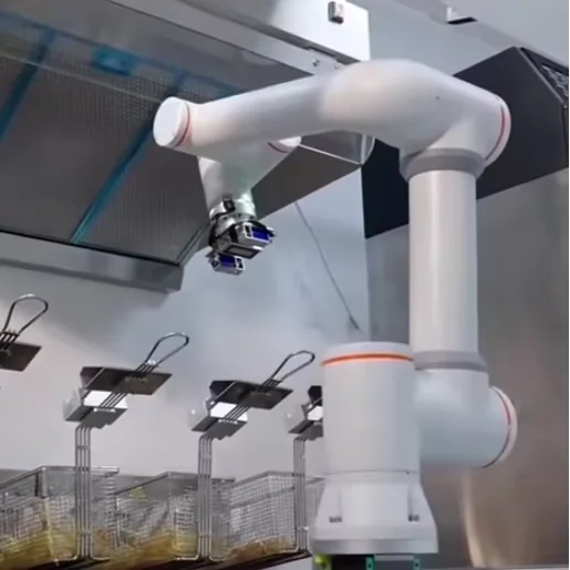 AI Powered 6 Axis Robotic Arm For Fried Chicken Shops Automated Oil Filtering Visual Perception Remote Management
AI Powered 6 Axis Robotic Arm For Fried Chicken Shops Automated Oil Filtering Visual Perception Remote Management