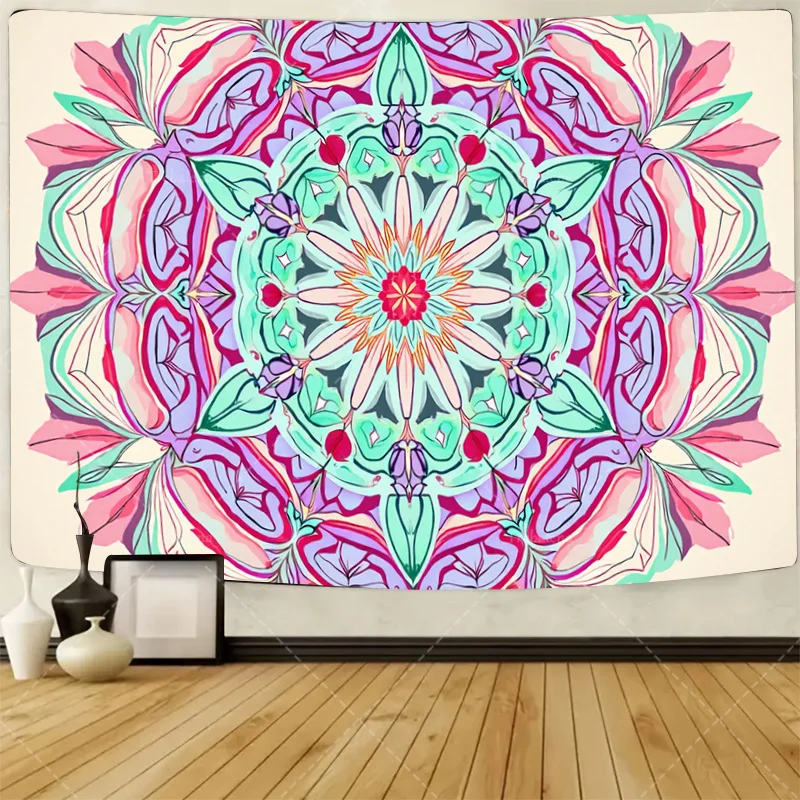 1pc Wall Tapestry Boho Floral Mandala Tapestry for Wall Decor, Bohemian Style Room Art
1pc Wall Tapestry Boho Floral Mandala Tapestry for Wall Decor, Bohemian Style Room Art
