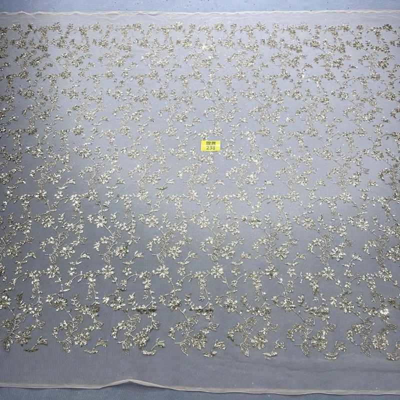 2026 10 Yards Champagne Gold Design Africa Glitter Fabric Embroidery Net Lace With Glued Glitter Sequins Wedding Or Party Dress
2026 10 Yards Champagne Gold Design Africa Glitter Fabric Embroidery Net Lace With Glued Glitter Sequins Wedding Or Party Dress
