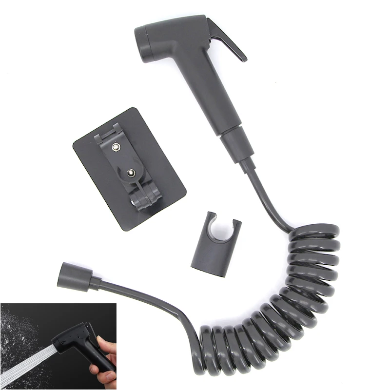 black plastic shower head Toilet Douche Bidet faucet Handhel hand Holder Muslim Sanitary Shattaf wc Bathroom hygienic parts
black plastic shower head Toilet Douche Bidet faucet Handhel hand Holder Muslim Sanitary Shattaf wc Bathroom hygienic parts