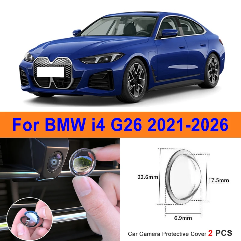 360 Reverse Image Car Camera Cover Anti-Scratch PC Lens Protector Stickers For BMW i4 G26 2021-2026 2Pcs
360 Reverse Image Car Camera Cover Anti-Scratch PC Lens Protector Stickers For BMW i4 G26 2021-2026 2Pcs