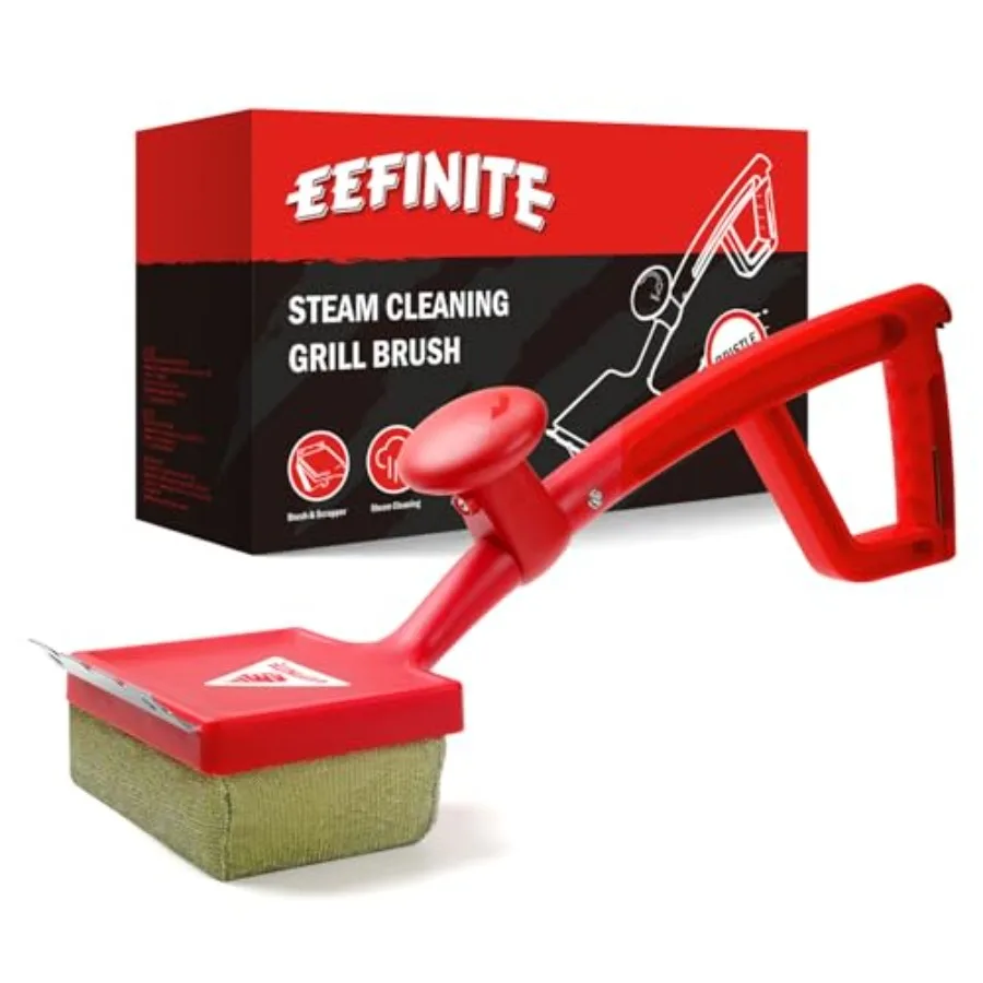 Bristle Free Steam Grill Brush for Outdoor Grill Safe No Wire Replacement Brush Head with Scraper Heavy-Duty Grill Cleaning Too
Bristle Free Steam Grill Brush for Outdoor Grill Safe No Wire Replacement Brush Head with Scraper Heavy-Duty Grill Cleaning Too
