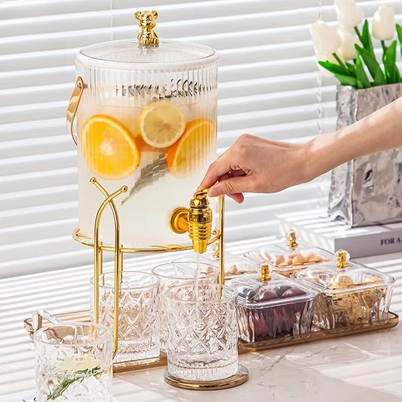 Party Alcohol Cold Kettle Set with Tap Drinks Wine Tray Soda Beer Dispenser Plastic Beverage Dispenser
Party Alcohol Cold Kettle Set with Tap Drinks Wine Tray Soda Beer Dispenser Plastic Beverage Dispenser