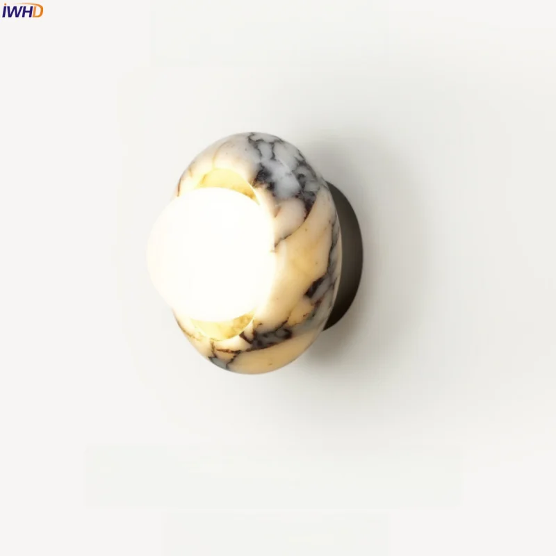 IWHD Circular Marble LED Wall Lamp For Bedroom Stair Loft Interior Lighting Modern Nordic Bathroom Mirror Lights Aplique Pared
IWHD Circular Marble LED Wall Lamp For Bedroom Stair Loft Interior Lighting Modern Nordic Bathroom Mirror Lights Aplique Pared