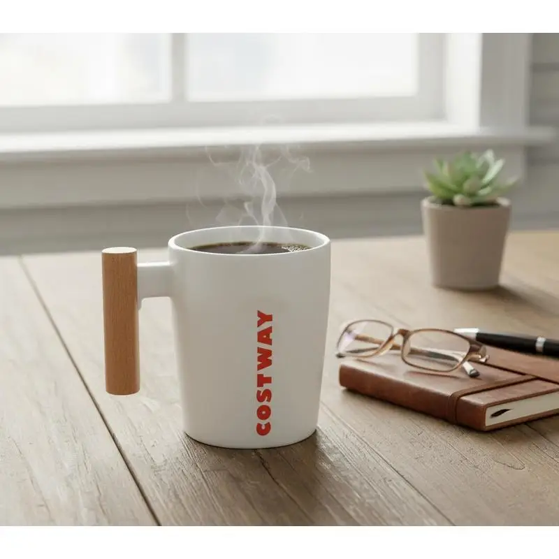 Wooden handle mug for store
Wooden handle mug for store