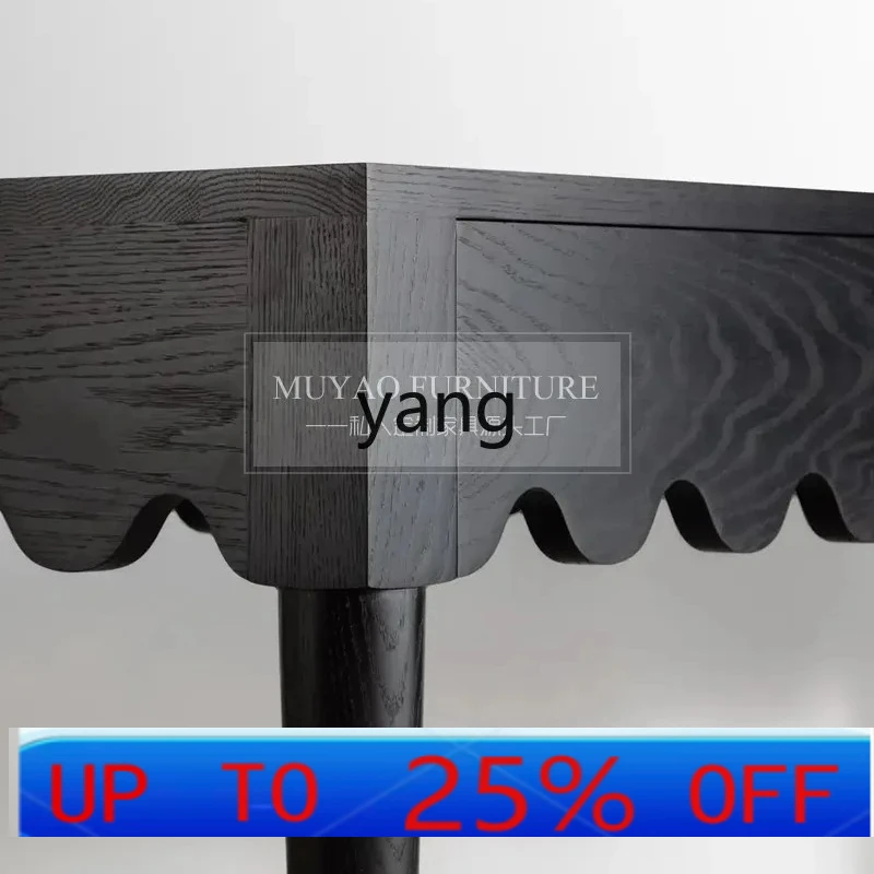 LTT solid wood small desk simple black white table study computer desk
LTT solid wood small desk simple black white table study computer desk