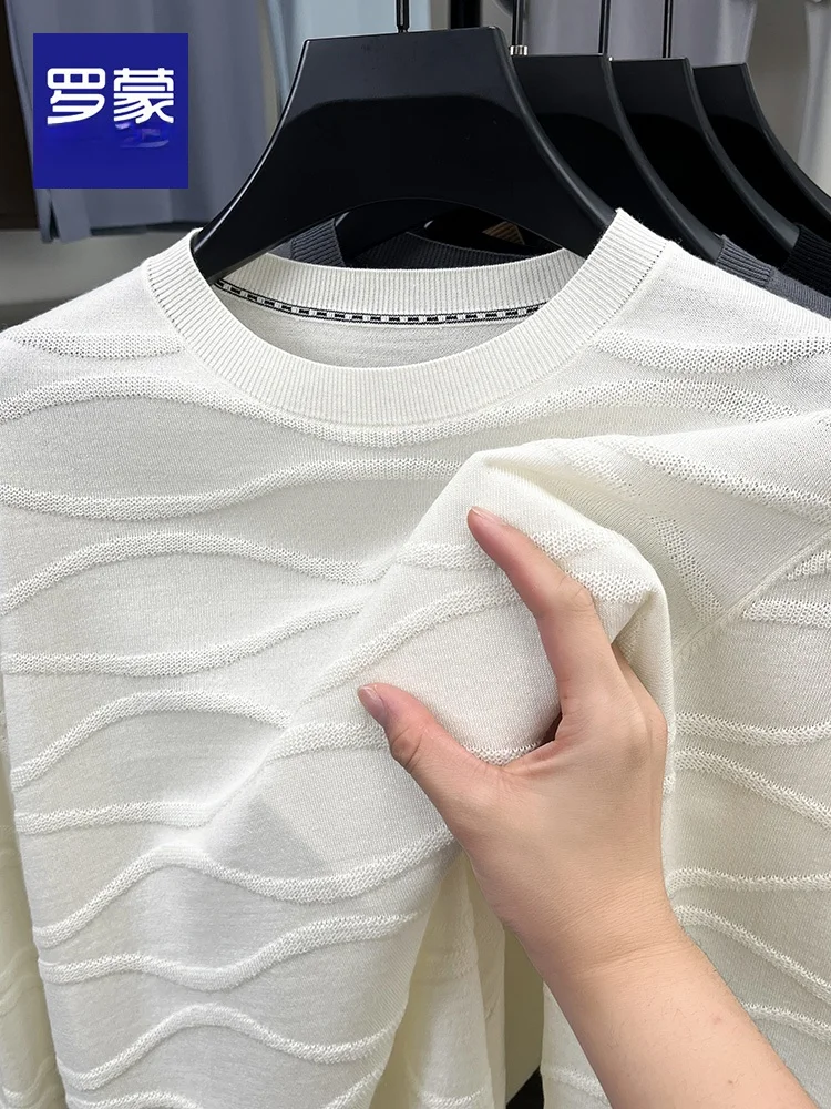 Мужской круглый вязаный свитер из смесовой шерсти, длинный рукав, базовый слой, повседневный, теплый, мягкий, из полиэстера и шерсти
Мужской круглый вязаный свитер из смесовой шерсти, длинный рукав, базовый слой, повседневный, теплый, мягкий, из полиэстера и шерсти