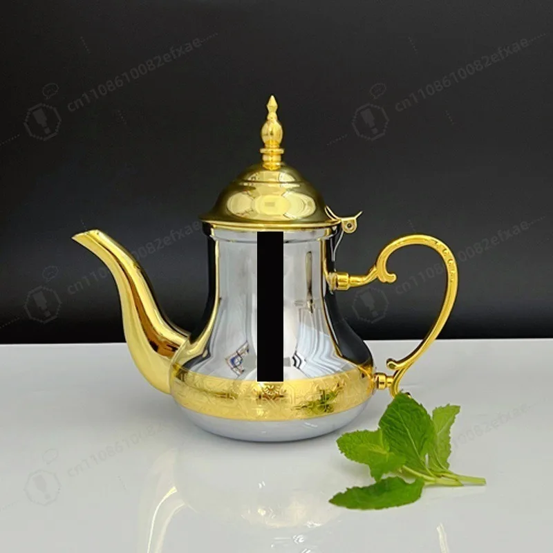 Classic Arabic Style Carved Teapot Durable Daily Water Kettle Mini Portable Boiling Pot For Outdoor Travel Camping Hotel Use
Classic Arabic Style Carved Teapot Durable Daily Water Kettle Mini Portable Boiling Pot For Outdoor Travel Camping Hotel Use