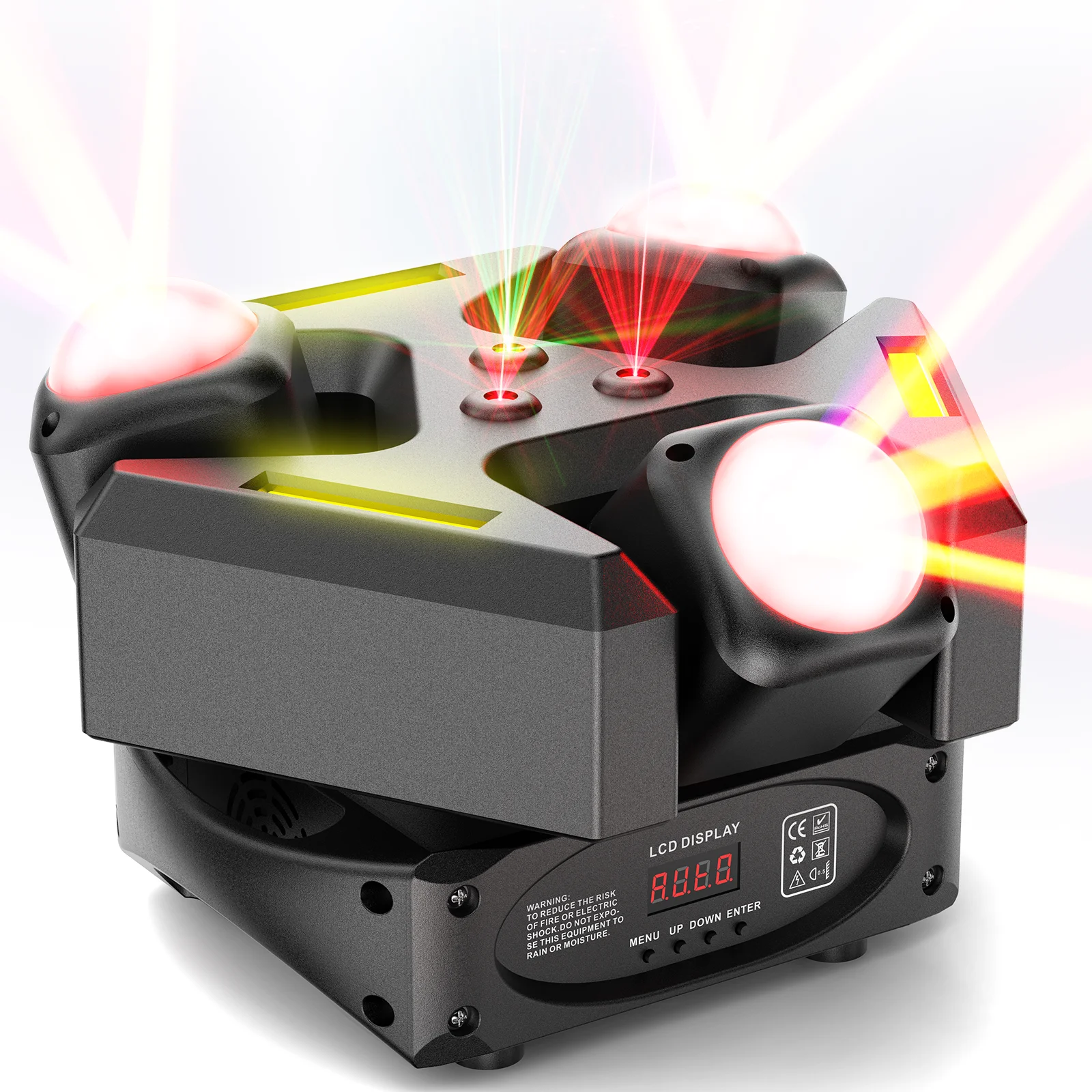 Yiflamefly 180W Moving Head Stage Lights RGBW 4-in-1 LED Light 19/29-CH 3 Header DMX512 For Bar Disco Dance Halls Clubs Mobile
Yiflamefly 180W Moving Head Stage Lights RGBW 4-in-1 LED Light 19/29-CH 3 Header DMX512 For Bar Disco Dance Halls Clubs Mobile