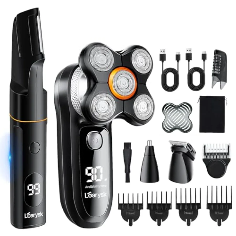 Head Shavers Bald Menand Manscape Body Hair Trimmer KitWaterproof Head Shaver for Bald Men with Body Hair Trimmer for Groin/Pub
Head Shavers Bald Menand Manscape Body Hair Trimmer KitWaterproof Head Shaver for Bald Men with Body Hair Trimmer for Groin/Pub