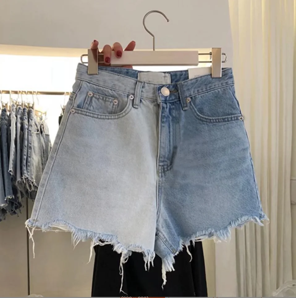 Women's Denim Vintage Washed denim Shorts High Waist Wide Leg Female Summer streetwear Casual Ladies Shorts Women A-Line Jeans
Women's Denim Vintage Washed denim Shorts High Waist Wide Leg Female Summer streetwear Casual Ladies Shorts Women A-Line Jeans