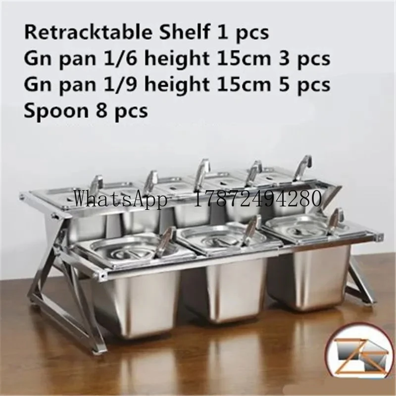 pan with rack basin shelf for milk tea shop box jam Stainless Steel Box serving tray salad bowl Storage Chafing Buffet Pan
pan with rack basin shelf for milk tea shop box jam Stainless Steel Box serving tray salad bowl Storage Chafing Buffet Pan