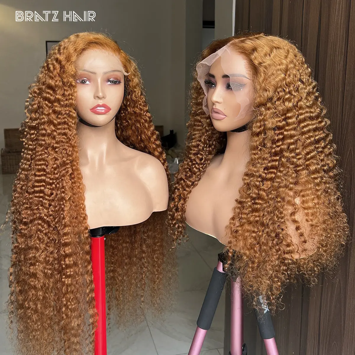 Glueless Human Hair Blonde Wig 13x6 13x4 Kinky Curly HD Lace Frontal Wigs for Woman Pre Plucked 360 Full Lace #30 Blonde Wig
Glueless Human Hair Blonde Wig 13x6 13x4 Kinky Curly HD Lace Frontal Wigs for Woman Pre Plucked 360 Full Lace #30 Blonde Wig