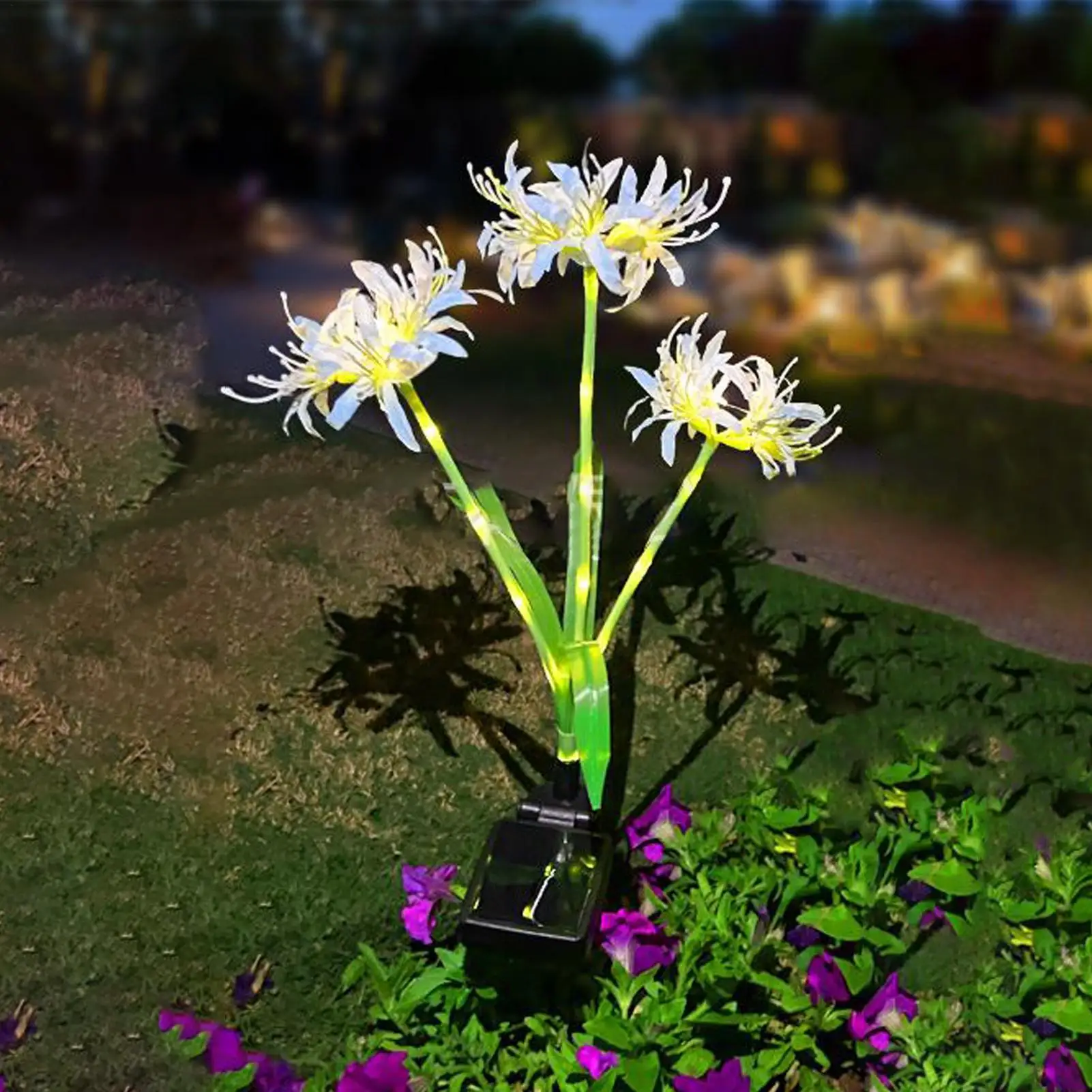 Solar Flowers Solar Outdoor Flowers 2 Pieces Waterproof LED Floral Colorful Yard Stakes Decor for Pathway Landscaping Poolside
Solar Flowers Solar Outdoor Flowers 2 Pieces Waterproof LED Floral Colorful Yard Stakes Decor for Pathway Landscaping Poolside