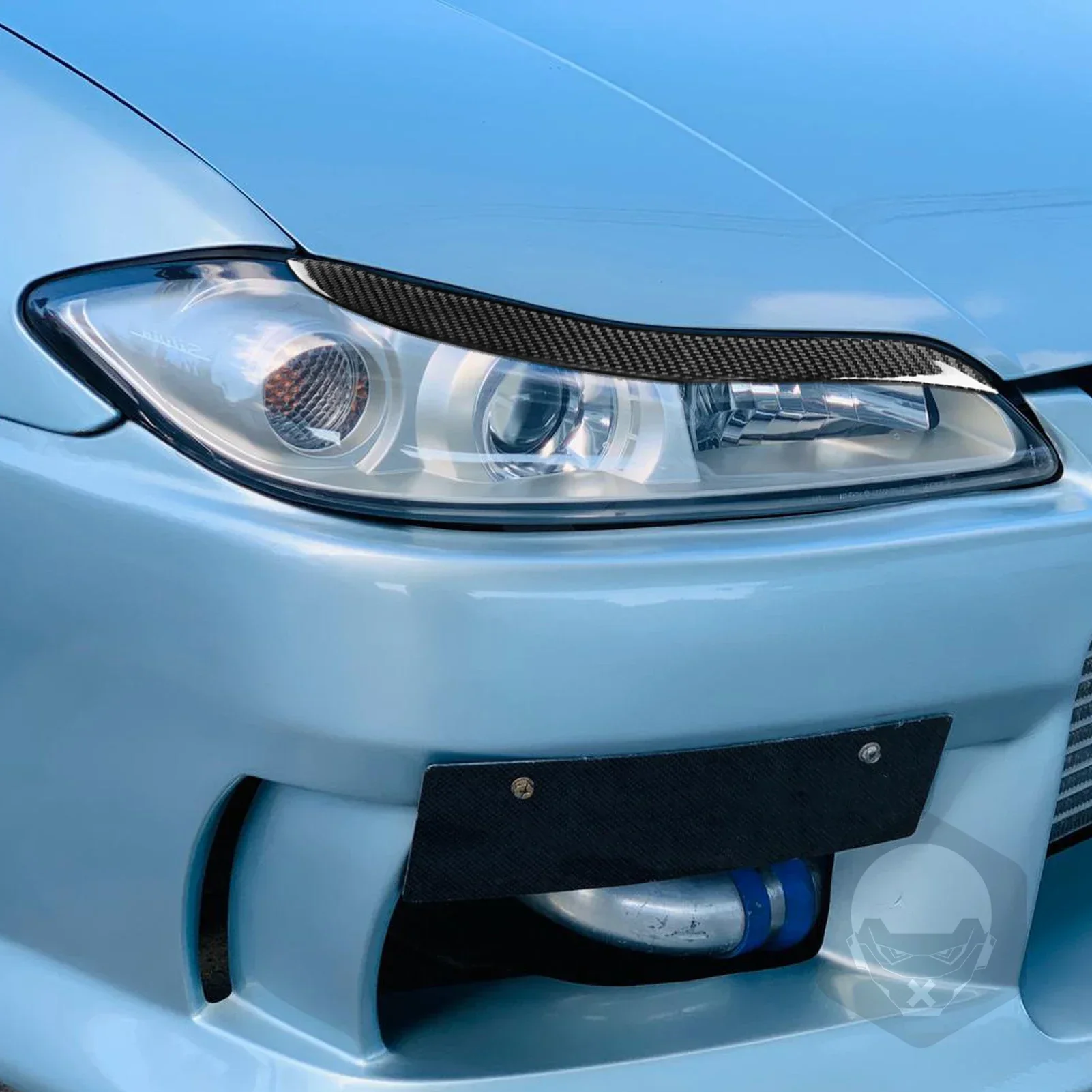 Новый! Наклейки на передние фары автомобиля, веки для Nissan 200SX S15 1999 2020 2021 2002, настоящее углеродное волокно
Новый! Наклейки на передние фары автомобиля, веки для Nissan 200SX S15 1999 2020 2021 2002, настоящее углеродное волокно