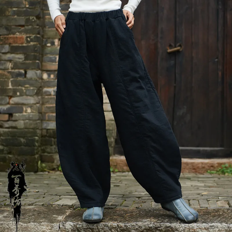Autumn and Winter Cotton Linen Women's Clothing New Retro Chinese Style Pants Quilted to Keep Warm Lantern
Autumn and Winter Cotton Linen Women's Clothing New Retro Chinese Style Pants Quilted to Keep Warm Lantern