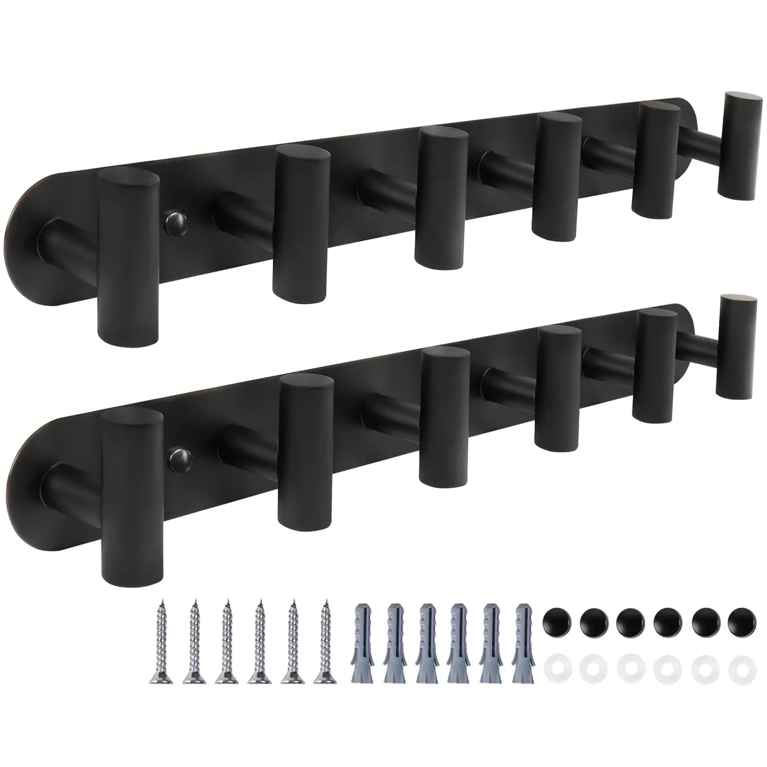 Matte Black Wall Mounted Coat Hook Rack With 12 Heavy Duty Hooks For Bathroom Entryway Mudroom
Matte Black Wall Mounted Coat Hook Rack With 12 Heavy Duty Hooks For Bathroom Entryway Mudroom