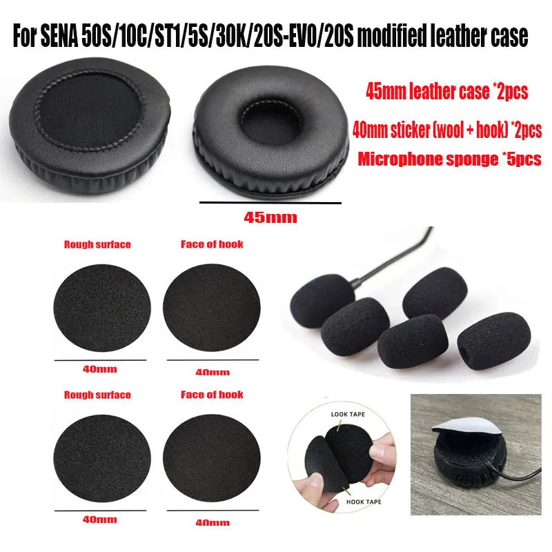 Для SENA 50S/10c/ST1/5S/30K/20S-EV0/20S Bluetooth-гарнитура наушники кожаный чехол
Для SENA 50S/10c/ST1/5S/30K/20S-EV0/20S Bluetooth-гарнитура наушники кожаный чехол