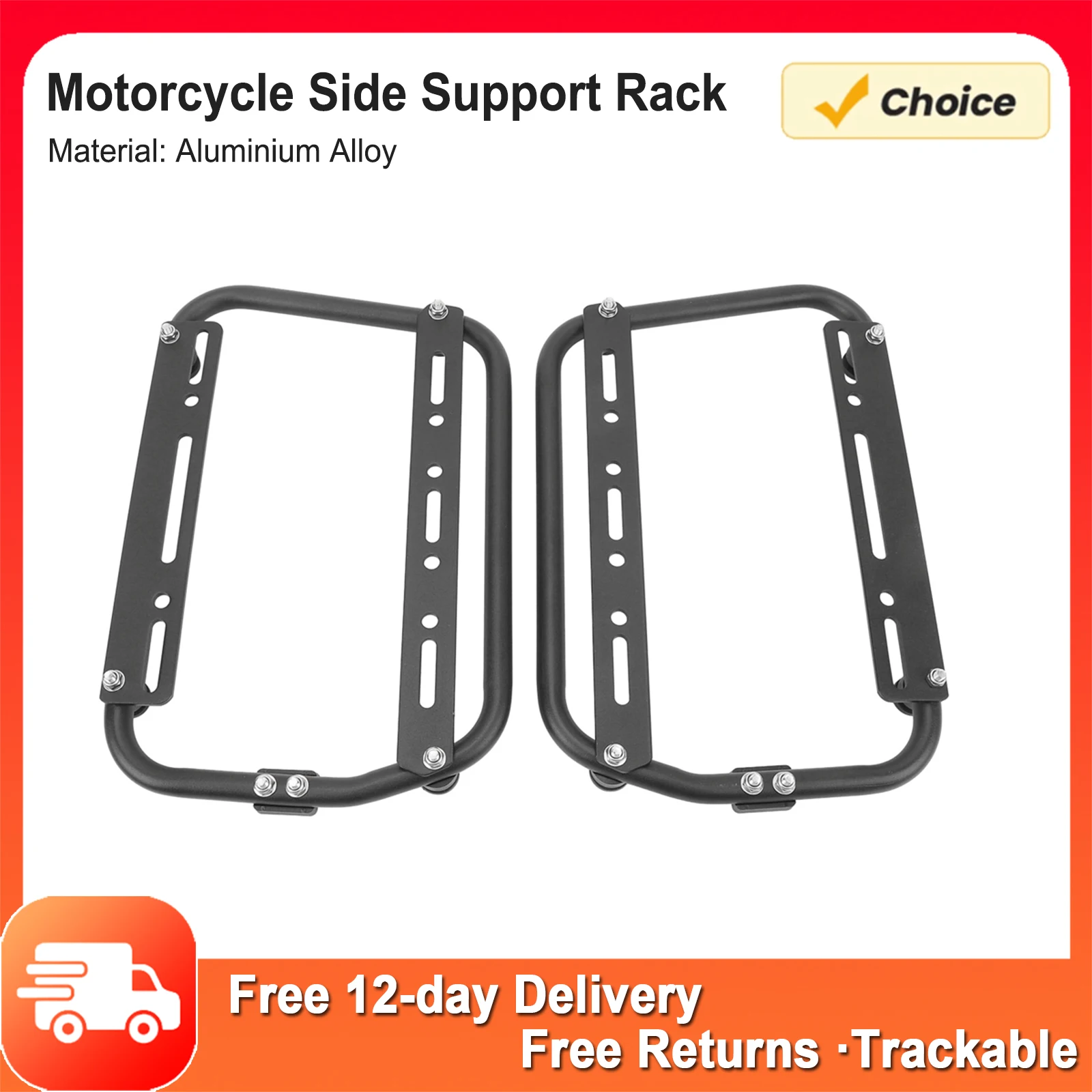 Motorcycle Side Support Racks Saddlebag Bar Rack High Load Capacity Support Brackets Motorcycle Side Case Racks Aluminium Alloy
Motorcycle Side Support Racks Saddlebag Bar Rack High Load Capacity Support Brackets Motorcycle Side Case Racks Aluminium Alloy