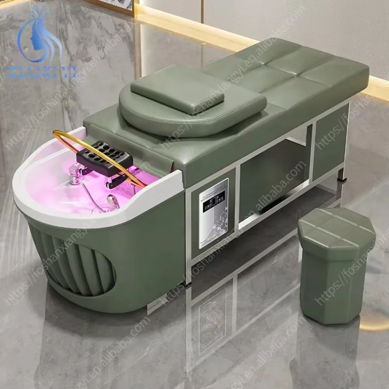 Hair Salon Furniture Washing Sink Beauty Shampoo Chair Modern Head Spa Bed
Hair Salon Furniture Washing Sink Beauty Shampoo Chair Modern Head Spa Bed