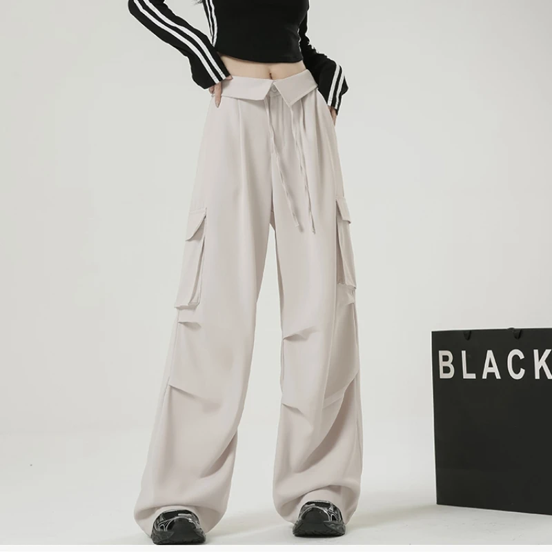 High Waist Wide Leg Workwear Pants Casual Straight Leg Men's Spring New Dstring Long Trousers American Retro Sle
High Waist Wide Leg Workwear Pants Casual Straight Leg Men's Spring New Dstring Long Trousers American Retro Sle