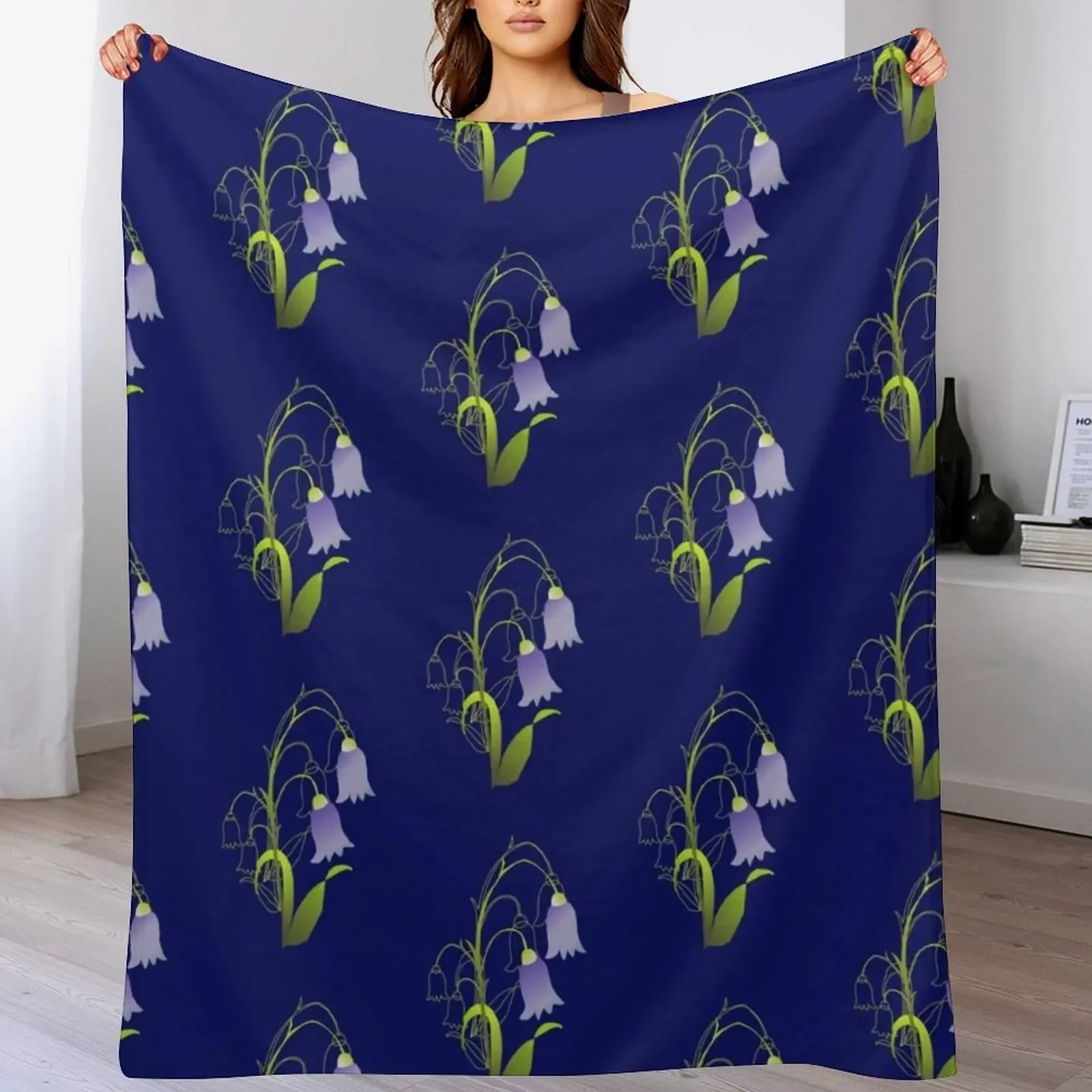 Bluebells Throw Blanket Soft Warm Blanket Gift for Grandparents
Bluebells Throw Blanket Soft Warm Blanket Gift for Grandparents
