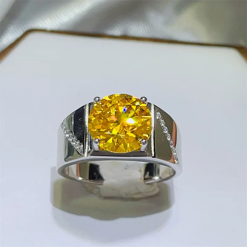 Oversized Carat Micro Pave Yellow Diamond Luxury Ring For Men 10ct Moissanite PT950 Platinum | 10ct yellow diamond,shocking aura
Oversized Carat Micro Pave Yellow Diamond Luxury Ring For Men 10ct Moissanite PT950 Platinum | 10ct yellow diamond,shocking aura