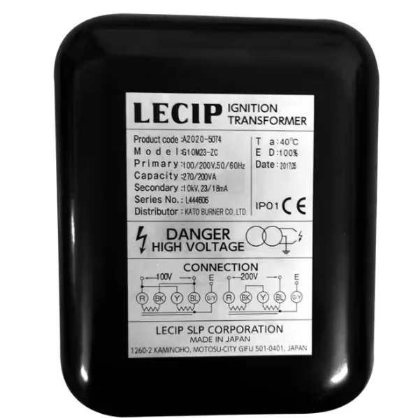 LECIP Boiler Ignition Transformer G7023-ZC, G10M23-ZC A2000-5075
LECIP Boiler Ignition Transformer G7023-ZC, G10M23-ZC A2000-5075