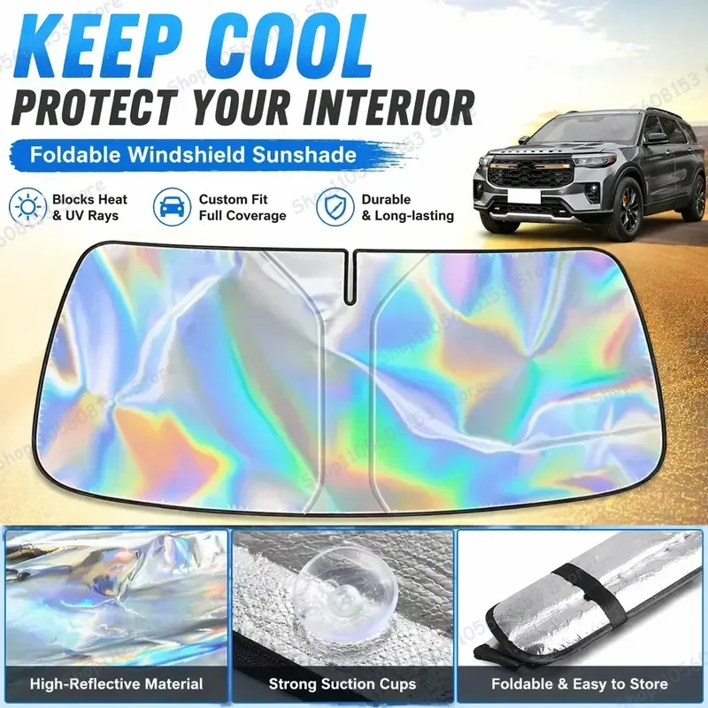 For Ford Explorer Foldable Windshield Sun Shade UV Protection Reflective Car Sun Cover Interior Accessory Heat Reduction
For Ford Explorer Foldable Windshield Sun Shade UV Protection Reflective Car Sun Cover Interior Accessory Heat Reduction