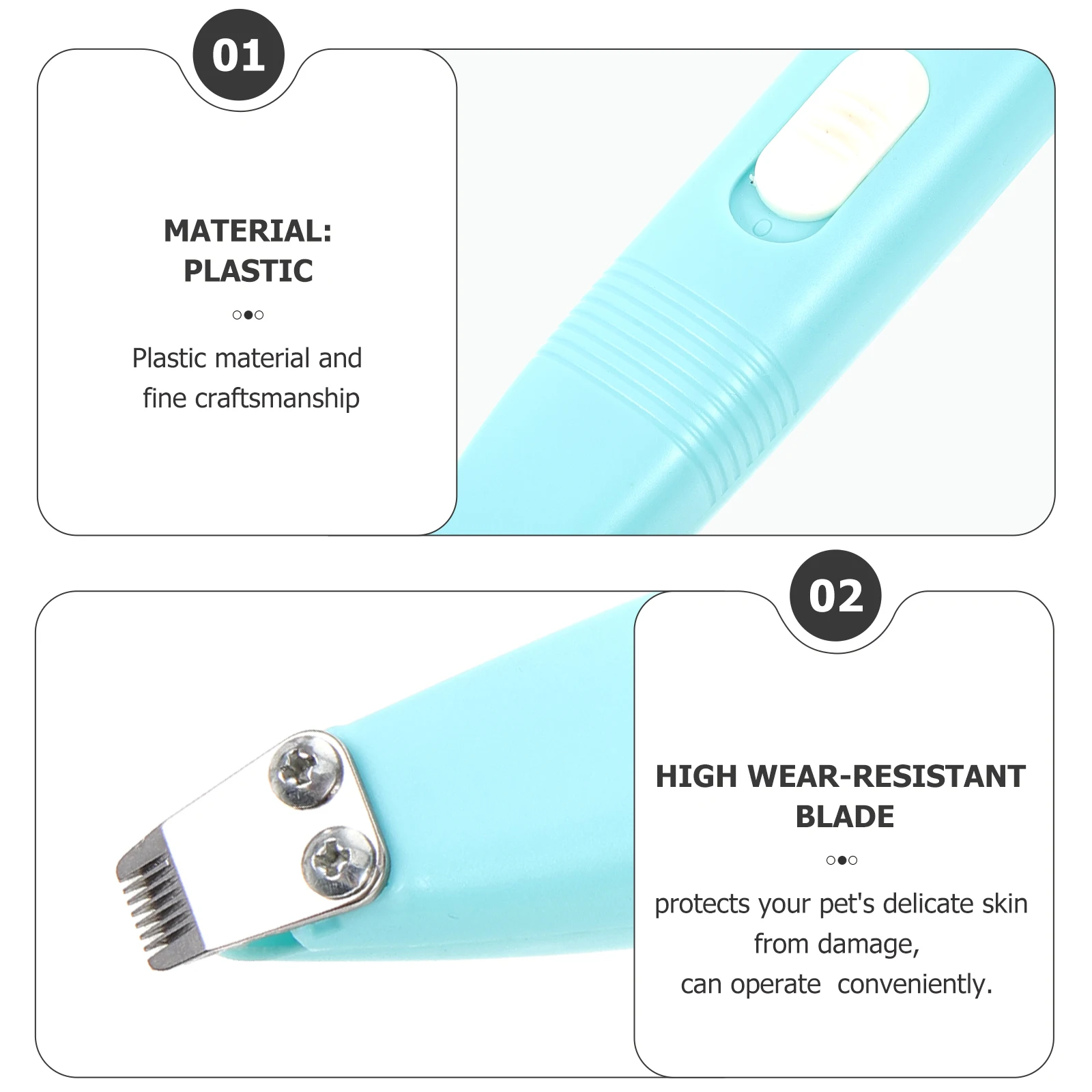 Pet Shaving Scissors Dog Paw Trimmer Kitten Blue Plastic Clippers Cat Grooming Tool Hair Trimming Device for Pet Supplies
Pet Shaving Scissors Dog Paw Trimmer Kitten Blue Plastic Clippers Cat Grooming Tool Hair Trimming Device for Pet Supplies