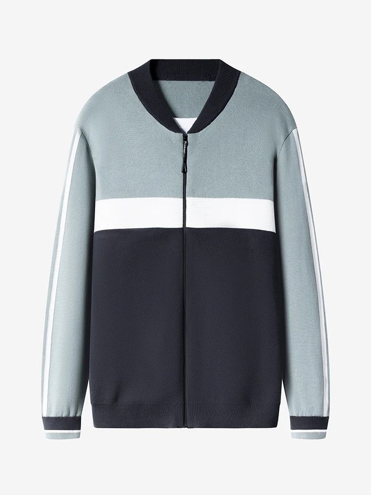 Casual Long Sleeve Knitted Sweater Fake Two-Piece Open Cardigan Men's Fashion Spring Autumn Slim Fit Pure Color Collar Design
Casual Long Sleeve Knitted Sweater Fake Two-Piece Open Cardigan Men's Fashion Spring Autumn Slim Fit Pure Color Collar Design