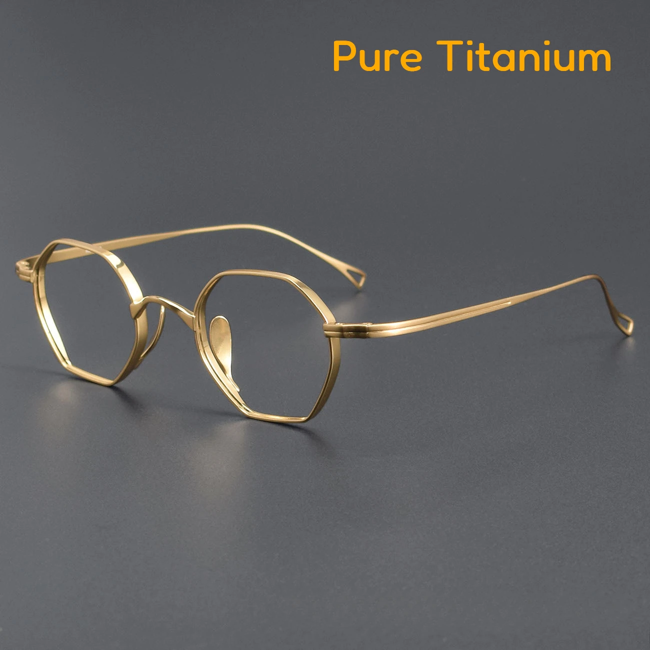Japanese Hexagonal Wide Rim Pure Titanium Eyeglasses Frames Gold Wire Vintage Small Frame Myopia Prescription Eyeglasses Frame
Japanese Hexagonal Wide Rim Pure Titanium Eyeglasses Frames Gold Wire Vintage Small Frame Myopia Prescription Eyeglasses Frame