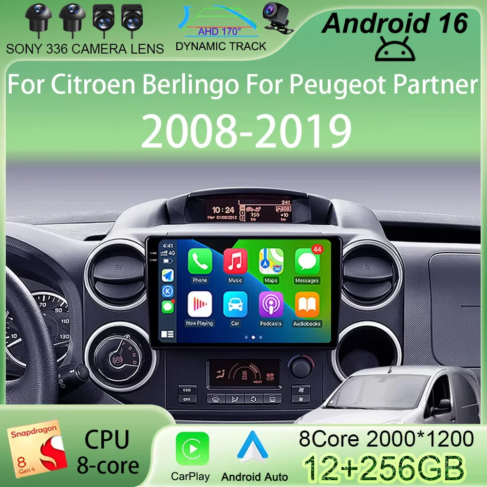 Автомагнитола Android 16 с CarPlay для Citroen Berlingo и Peugeot Partner 2008-2019, навигация GPS, мультимедийный плеер, Wi-Fi, Bluetooth, стерео
Автомагнитола Android 16 с CarPlay для Citroen Berlingo и Peugeot Partner 2008-2019, навигация GPS, мультимедийный плеер, Wi-Fi, Bluetooth, стерео