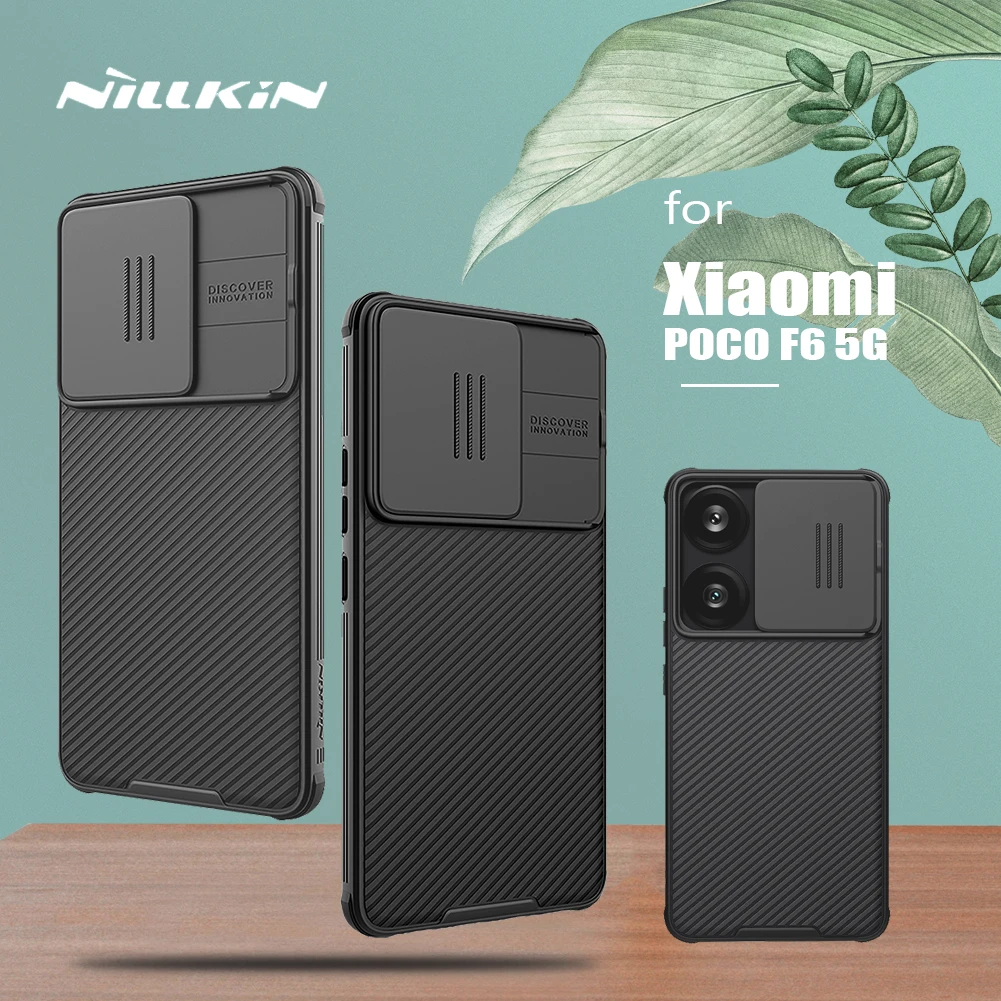 For Xiaomi Poco F6 5G Nillkin Case CamShield Pro Hard PC Back Cover Slide Camera Protection Privacy Lens Cases
For Xiaomi Poco F6 5G Nillkin Case CamShield Pro Hard PC Back Cover Slide Camera Protection Privacy Lens Cases