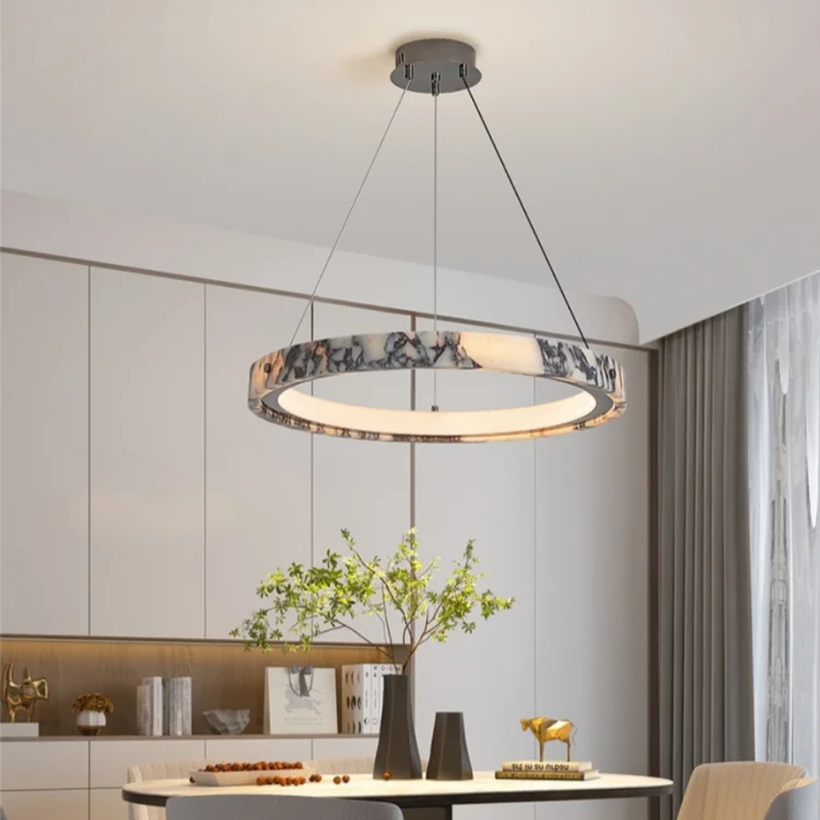 Modern Light Luxury Circular Stone Pendant Light For Living Room Bedroom Restaurant Lighting Fixtures Home Decoration
Modern Light Luxury Circular Stone Pendant Light For Living Room Bedroom Restaurant Lighting Fixtures Home Decoration