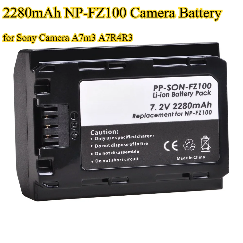 2280mAh NP-FZ100 Camera Battery Suitable for Sony Camera A7m3 A7R4R3 Micro Single Battery A7C A6600 A9
2280mAh NP-FZ100 Camera Battery Suitable for Sony Camera A7m3 A7R4R3 Micro Single Battery A7C A6600 A9