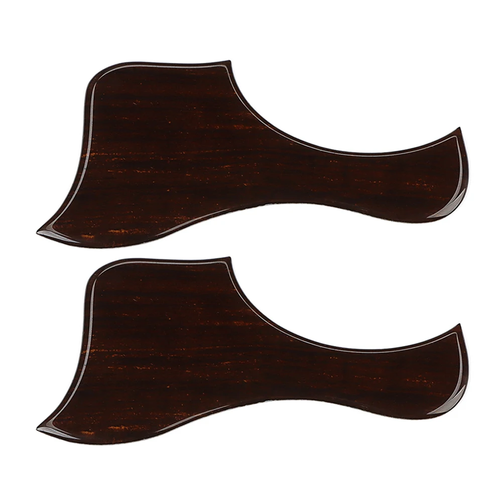 2Pcs Acoustic Guitar Pickguard Self Adhesive Duck Shape Scratch Protector Plate Decorative Guitar Part Pickguard Scratch Plate