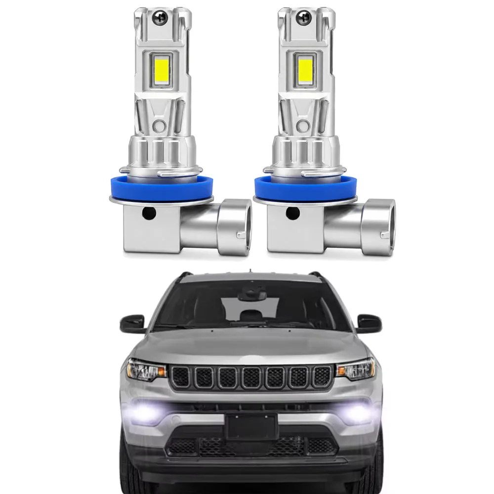 2pcs Led Car Fog Lights Bulb For Jeep Compass 2014-2024 LED Front Fog Lamp Canbus 6000K CSP Chips
2pcs Led Car Fog Lights Bulb For Jeep Compass 2014-2024 LED Front Fog Lamp Canbus 6000K CSP Chips