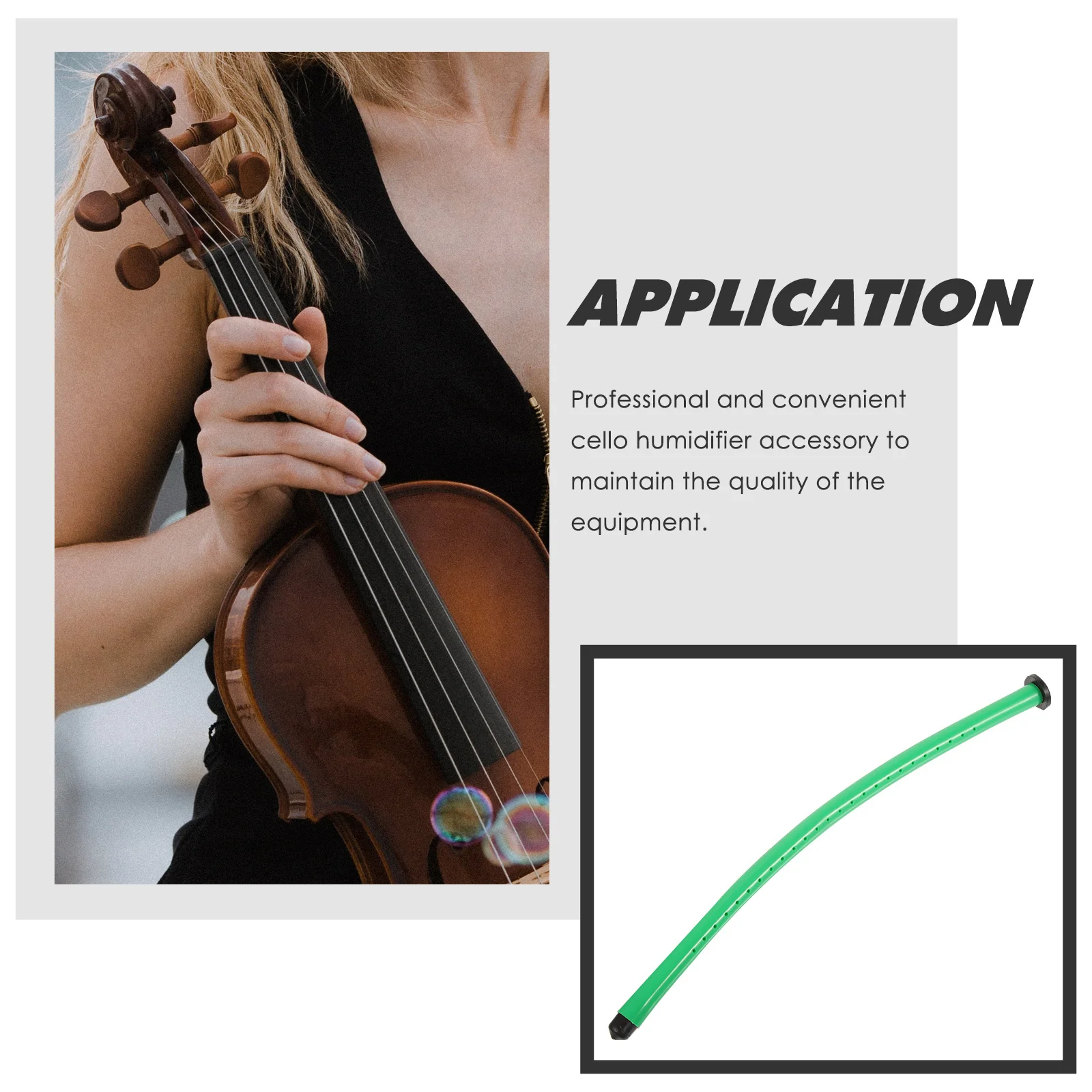 Cello Humidifier Professional Rubber Instrument Accessory Prevent Cracking Sound Hole Humidity Maintenance Tool