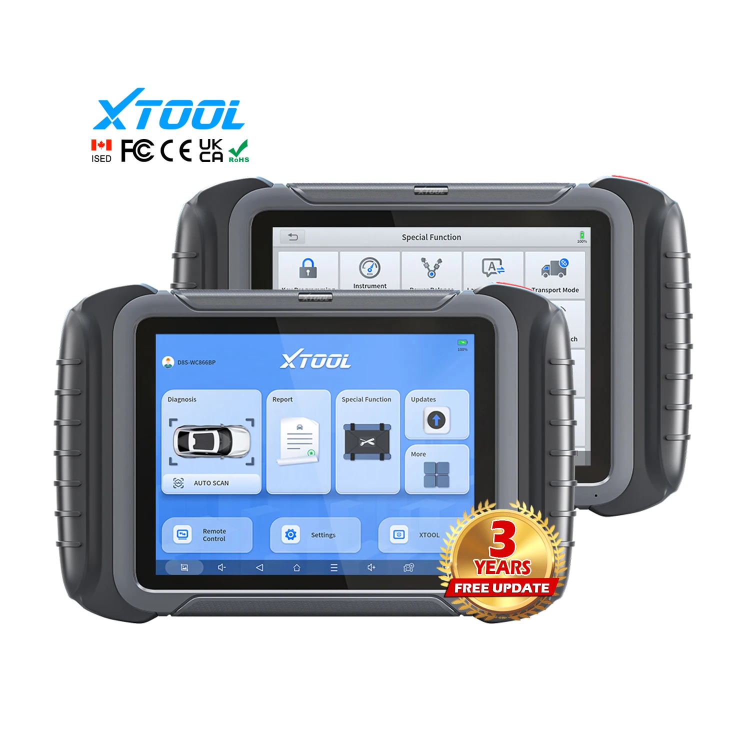 XTOOL D8S V2.0 Automotive 2 Scanner Car Diagnostic Tools ECU Coding Technology Map DOIP FCA Car Scanner 38+ Resets
XTOOL D8S V2.0 Automotive 2 Scanner Car Diagnostic Tools ECU Coding Technology Map DOIP FCA Car Scanner 38+ Resets