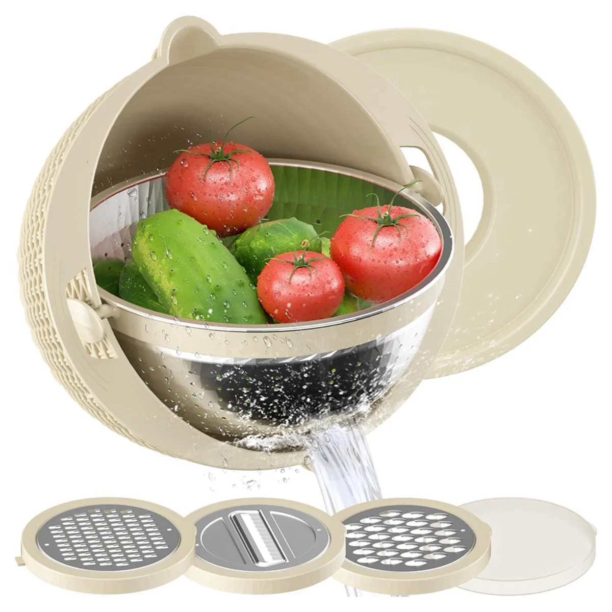Colander with Mixing Bowl Set - Strainers for Kitchen, Food Strainers and Colanders, Pasta Strainer, Home Essential B
Colander with Mixing Bowl Set - Strainers for Kitchen, Food Strainers and Colanders, Pasta Strainer, Home Essential B